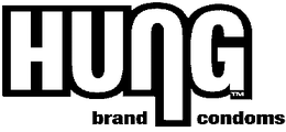 HUNG BRAND CONDOMS trademark