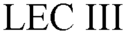 LEC III trademark