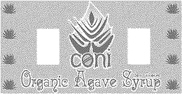 CONI ORGANIC AGAVE SYRUP LOW CALORIES trademark