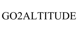 GO2ALTITUDE trademark