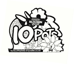 POHLMANS BLOOMIN VALUE THE PAK WITH 10 POTS OF FLOWERING COLOUR 10 POTS trademark