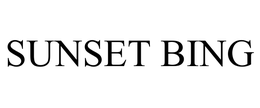 SUNSET BING trademark