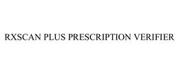 RXSCAN PLUS PRESCRIPTION VERIFIER trademark
