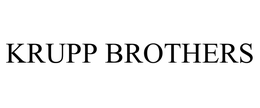 KRUPP BROTHERS trademark