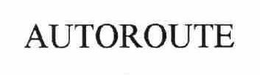 AUTOROUTE trademark