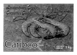 LANGOTINOS COCIDOS CREVETTES CUITES CARIBCO trademark