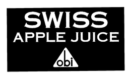 SWISS APPLE JUICE OBI trademark