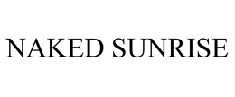 NAKED SUNRISE trademark