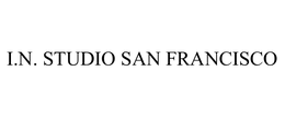 I.N. STUDIO SAN FRANCISCO trademark
