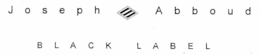 JOSEPH ABBOUD BLACK LABEL trademark