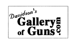 DAVIDSON'S GALLERY OF GUNS.COM trademark