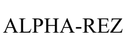 ALPHA-REZ trademark