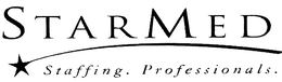 STARMED STAFFING. PROFESSIONALS. trademark