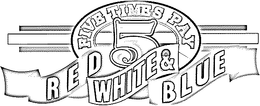 FIVE TIMES PAY 5 RED WHITE & BLUE trademark