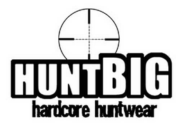 HUNTBIG HARDCORE HUNTWEAR trademark