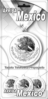 ARRIBA MEXICO PREPAID PHONE CARD trademark