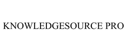 KNOWLEDGESOURCE PRO trademark