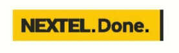 NEXTEL.DONE. trademark