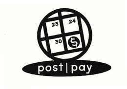 POSTPAY 23 24 30 $ trademark