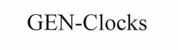 GEN-CLOCKS trademark