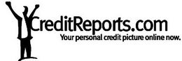 CREDITREPORTS.COM YOUR PERSONAL CREDIT PICTURE ONLINE NOW. trademark