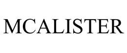 MCALISTER trademark