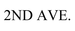 2ND AVE. trademark