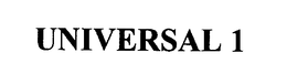 UNIVERSAL 1 trademark