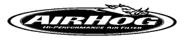 AIRHOG HI-PERFORMANCE AIR FILTER trademark