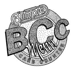 BCC BLIMPIE CARB COUNTER MENU trademark