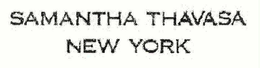 SAMANTHA THAVASA NEW YORK trademark