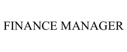 FINANCE MANAGER trademark