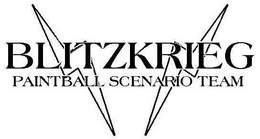BLITZKRIEG PAINTBALL SCENARIO TEAM trademark
