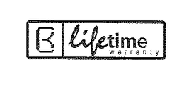 LIFETIME WARRANTY trademark
