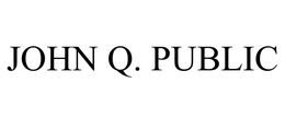 JOHN Q. PUBLIC trademark