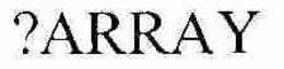 ?ARRAY trademark