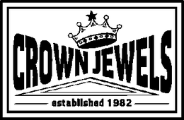 CROWN JEWELS ESTABLISHED 1982 trademark