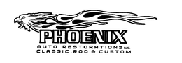 PHOENIX AUTO RESTORATIONS LLC CLASSIC, ROD & CUSTOM trademark