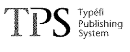TPS - TYPÉFI PUBLISHING SYSTEM trademark