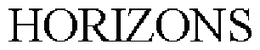 HORIZONS trademark
