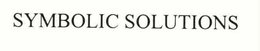 SYMBOLIC SOLUTIONS trademark
