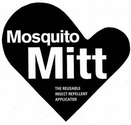 MOSQUITO MITT THE REUSABLE INSECT REPELLENT APPLICATOR trademark