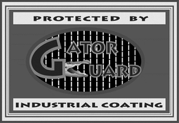 PROTECTED BY GATOR GUARD INDUSTRIAL COATING trademark