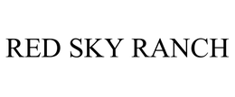 RED SKY RANCH trademark