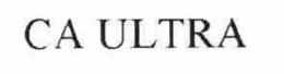 CA ULTRA trademark