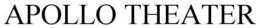APOLLO THEATER trademark