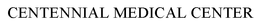 CENTENNIAL MEDICAL CENTER trademark