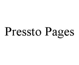 PRESSTO PAGES trademark