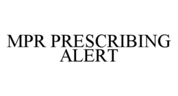 MPR PRESCRIBING ALERT trademark
