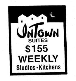 INTOWN SUITES $155 WEEKLY STUDIOS · KITCHENS trademark